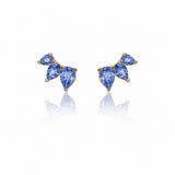 Butterfly Studs Ceylon Sapphire
