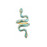 Enamel Snake Ring