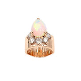 Edge of Zen Opal & Diamond Ring