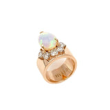 Edge of Zen Opal & Diamond Ring