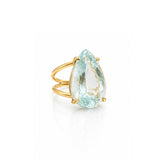 Off to Paris Aquamarine Pear