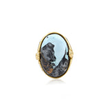 Mama Pajaros Blue Moon Ring