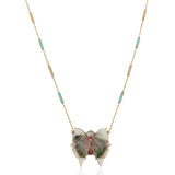 “Mi Mariposa” Brazilian Paraibe Necklace
