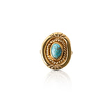 Vintage Oval Ring in Turquoise