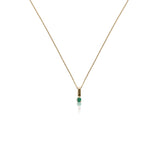 Mini Gem Pendant Emerald
