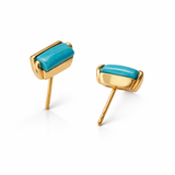 Turquoise Bar Studs