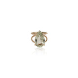 Off to Paris Green Amethyst Ring
