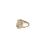 Off to Paris Green Amethyst Ring