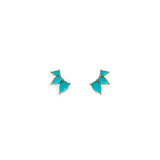 Butterfly Turquoise Studs